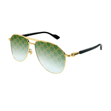 uomo grande occhiali da sole gucci aviator|occhiali da sole uomo gucci.